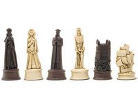Berkeley Chess Elizabethan Russet sjakkbrikker
