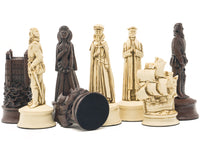 Berkeley Chess Elizabethan Russet sjakkbrikker