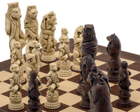 Berkeley Chess Reynard the Fox Russet Sjakkbrikker