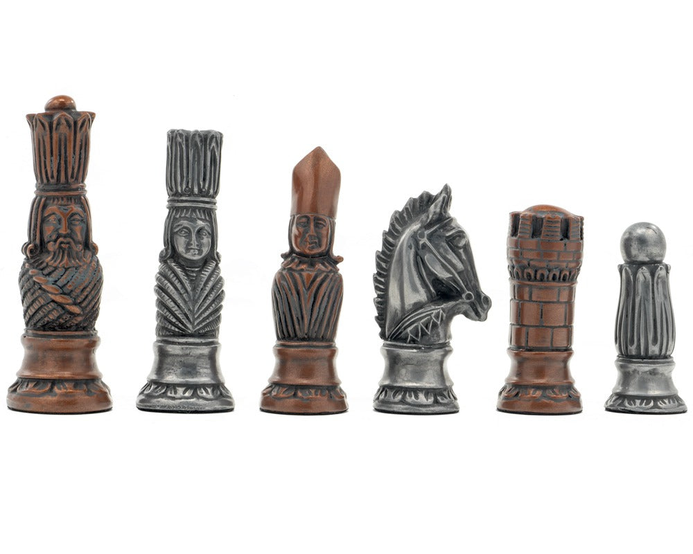 Berkeley Chess — victorianske metalliske sjakkbrikker