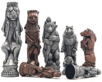 Berkeley Chess Reynard the Fox — metalliske sjakkbrikker