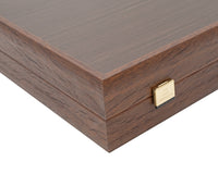 Manopoulos Wenge & Walnut Burl Backgammon-sett