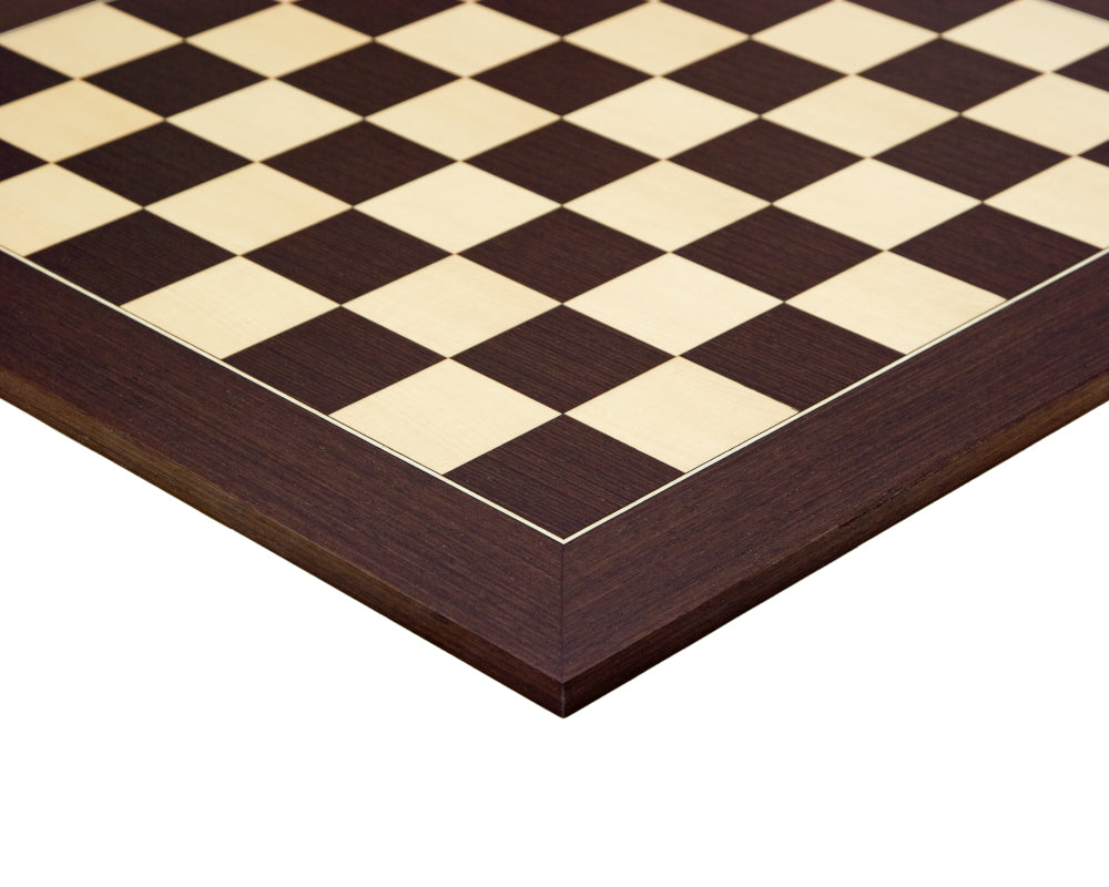 60 cm Deluxe-sjakkbrett i wenge og lønn