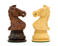 Madrid-serien rosentre luksus-sjakkbrikker – 10 cm