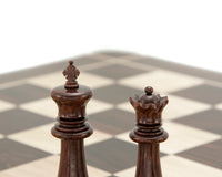 Madrid-serien rosentre luksus-sjakkbrikker – 10 cm