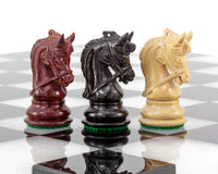Corinthian Tres Corone luksus-sjakkbrikker - 6,4 cm
