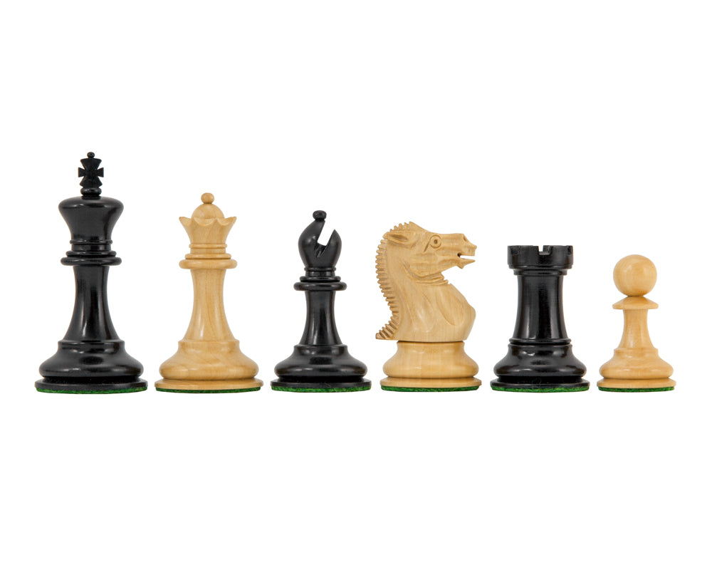 Highgrove Series ebonisert Staunton-sjakkbrikker – 7,6 cm