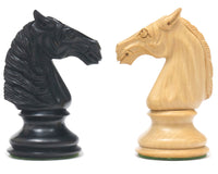 Bath Series – klassiske Staunton-sjakkbrikker i ebenholt – 10,8 cm