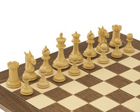 Columbus Series Ebenholt Sjakkbrikker – 10,2 cm