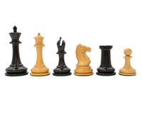 Harrwitz Series — Eboniserte Sjakkbrikker, 8,9 cm