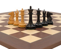 Harrwitz Series — Eboniserte Sjakkbrikker, 8,9 cm