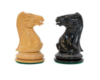 JJ Cooke eboniserte sjakkbrikker – 8,9 cm