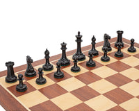 JJ Cooke eboniserte sjakkbrikker – 8,9 cm
