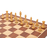 JJ Cooke eboniserte sjakkbrikker – 8,9 cm