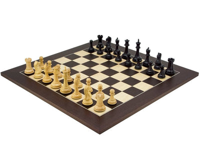 Oxford Series Svart & Wenge sjakksett