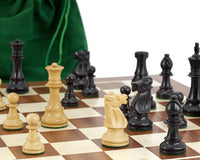Conquest Series sjakksett i svart og mahogni