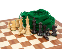 Conquest Series sjakksett i svart og mahogni