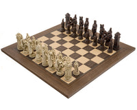 Berkeley Chess Roman Russet- og valnøttsjakksett