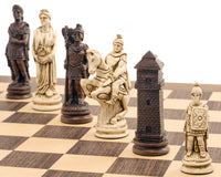 Berkeley Chess Roman Russet- og valnøttsjakksett