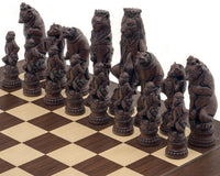 Berkeley Chess Reynard the Fox Russet og Palisander Grand Sjakksett