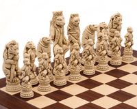 Berkeley Chess Reynard the Fox Russet og Palisander Grand Sjakksett