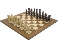 Berkeley Chess Victorian Russet- og Walnut-sjakksett
