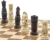 Berkeley Chess Victorian Russet- og Walnut-sjakksett