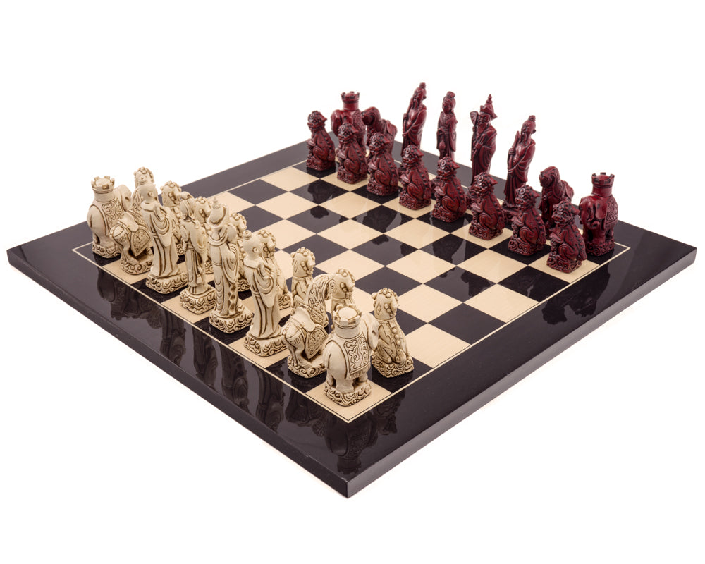 Berkeley Chess Mandarin Black Cardinal sjakksett