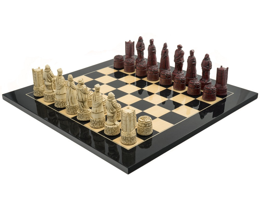 Berkeley Chess Engelsk Black Cardinal Grand sjakksett