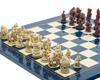 Berkeley Chess Alice in Wonderland Cardinal Blue Sjakksett