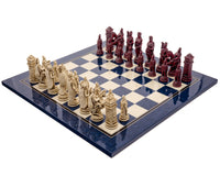 Berkeley Chess Roman Blue Cardinal sjakksett