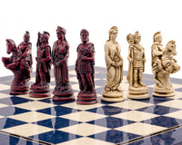 Berkeley Chess Roman Blue Cardinal sjakksett