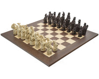 Berkeley Chess Royal Beasts Russet og Palisander Grand sjakksett