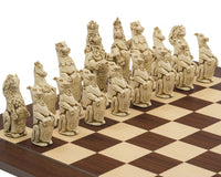 Berkeley Chess Royal Beasts Russet og Palisander Grand sjakksett