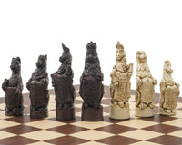 Berkeley Chess Royal Beasts Russet og Palisander Grand sjakksett