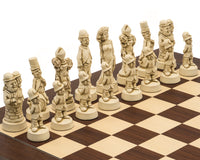 Berkeley Chess Movie Stars Grand sjakksett i russet og palisander