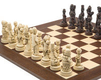 Berkeley Chess Movie Stars Grand sjakksett i russet og palisander