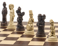 Berkeley Chess Movie Stars Grand sjakksett i russet og palisander