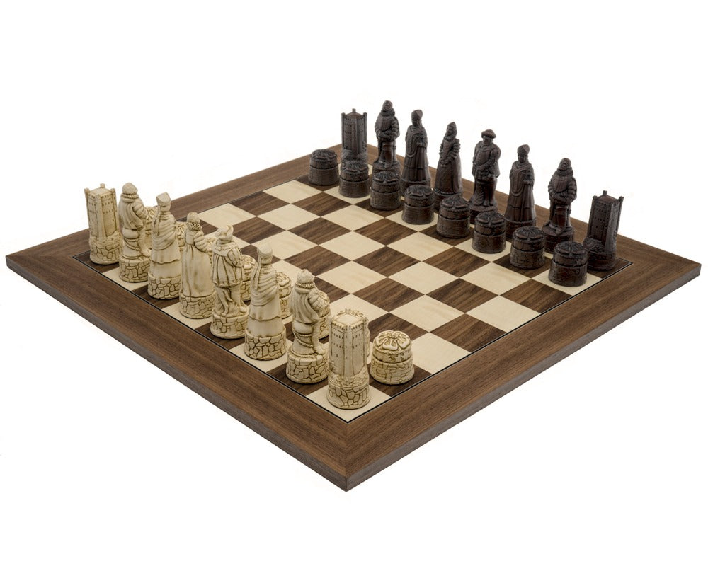 Berkeley Chess Engelsk Russet- og Valnøtt Sjakksett
