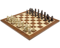 Berkeley Chess Alice i Eventyrland Russet og Mahogni Sjakksett