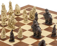 Berkeley Chess Alice i Eventyrland Russet og Mahogni Sjakksett