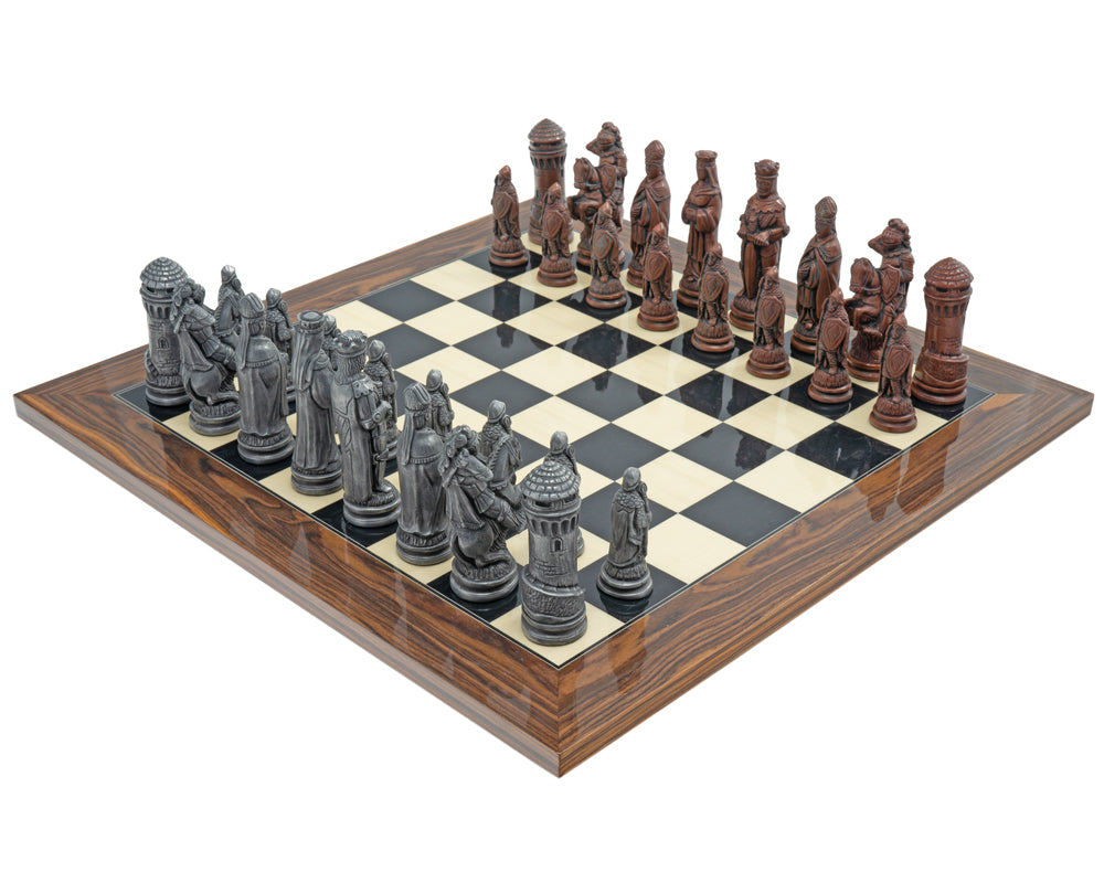 Berkeley Chess Camelot Metal & Palisander Sjakksett