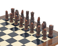 Berkeley Chess victoriansk metall- og palisander sjakksett