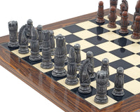 Berkeley Chess victoriansk metall- og palisander sjakksett