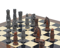 Berkeley Chess victoriansk metall- og palisander sjakksett
