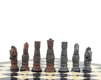 Berkeley Chess victoriansk metall- og palisander sjakksett
