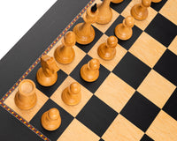 Rechapados Ferrer The Queen's Gambit offisielt 50 cm sjakksett med oppbevaringseske for sjakkbrikker