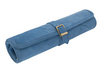 Manopoulos semsket rullbart reise-backgammon-sett - RAF Blue